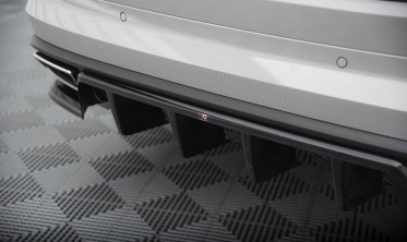 Тюнинговый диффузор на задний бампер Skoda Kodiaq RS Mk1 фото