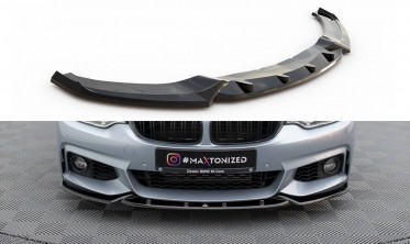 Нижняя тюнинг накладка на передний бампер BMW 4 F32 / F36 / F33 M-Pack вар. 3 фото