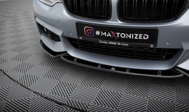 Нижняя тюнинг накладка на передний бампер BMW 4 F32 / F36 / F33 M-Pack вар. 3 фото
