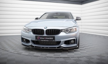 Нижняя тюнинг накладка на передний бампер BMW 4 F32 / F36 / F33 M-Pack вар. 3 фото