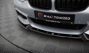 Передняя накладка (юбка) на бампер BMW 4 F32 / F36 / F33 M-Pack вар. 4 фото