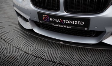 Передняя тюнинг накладка на бампер Street Pro BMW 4 F32 / F36 / F33 M-Pack фото