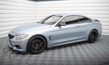 Нижні лістви (дифузори) під бокові пороги Street Pro BMW 4 Coupe F32 M-Pack фото
