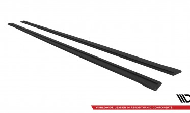 Нижні лістви (дифузори) під бокові пороги Street Pro BMW 4 Coupe F32 M-Pack фото
