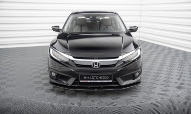 Передня тюнінг накладка на бампер Street Pro Honda Civic Mk10 фото
