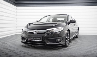 Передня тюнінг накладка на бампер Street Pro Honda Civic Mk10 фото