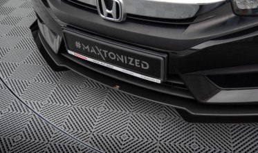 Комплект тюнінгових накладок на передній бампер Street Pro Honda Civic Mk10 фото