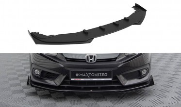 Комплект тюнинговых накладок на передний бампер Street Pro Honda Civic Mk10 фото