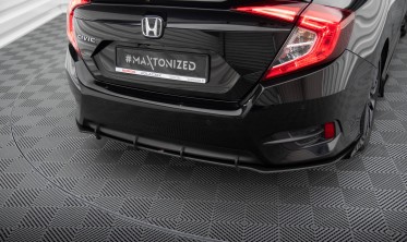 Комплект тюнинговых накладок на задний бампер Street Pro Honda Civic Mk10 фото