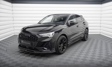 Тюнинговая накладка (диффузор) на передний бампер Audi Q3 Sportback F3 вар. 1 фото