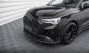 Тюнинговая накладка (диффузор) на передний бампер Audi Q3 Sportback F3 вар. 1 фото
