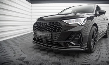 Тюнинговая накладка (диффузор) на передний бампер Audi Q3 Sportback F3 вар. 1 фото