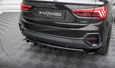 Тюнінговий дифузор (накладка) на задній бампер Audi Q3 Sportback F3 фото