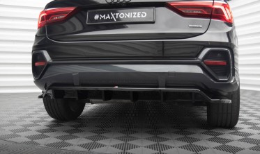Тюнінговий дифузор (накладка) на задній бампер Audi Q3 Sportback F3 фото