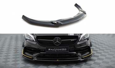 Нижняя накладка переднего бампера Mercedes-AMG CLA 45 Aero C117 рестайл вар. 4 фото