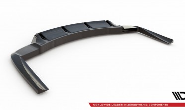 Нижняя тюнинг накладка заднего бампера Mercedes-AMG CLA 45 Aero C117 рестайл фото