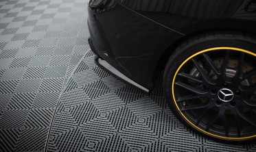 Нижняя тюнинг накладка заднего бампера Mercedes-AMG CLA 45 Aero C117 рестайл фото