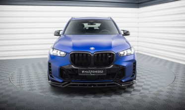 Тюнинговая накладка (диффузор) на передний бампер BMW X5 G05 рестайл M-Pack вар. 1 фото