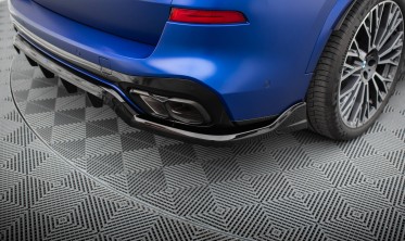 Накладка на задний бампер BMW X5 G05 послерестайл M-Pack вар. 2 фото