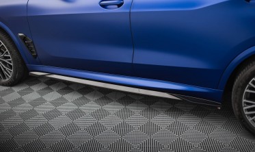 Тюнінгові накладки (дифузори) на бокові пороги BMW X5 G05 рестайл M-Pack вар. 1 фото