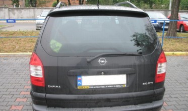 Спойлер задней двери Opel Zafira A OPC стиль фото
