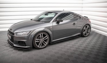 Нижние тюнинг накладки (листвы) под пороги Street Pro Audi TT S / S-Line 8S фото