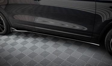 Тюнинговые листвы (диффузоры) на боковые пороги Porsche Cayenne Mk2 рестайл фото