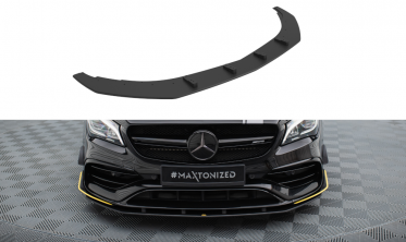 Нижний диффузор на передний бампер Street Pro Mercedes-AMG CLA 45 Aero C117 рестайл фото