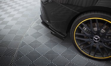 Комплект тюнинг накладок на задний бампер Street Pro Mercedes-AMG CLA 45 Aero C117 рест. фото