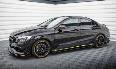 Комплект тюнінг накладок на пороги Street Pro Mercedes-AMG CLA 45 Aero C117 рест. фото