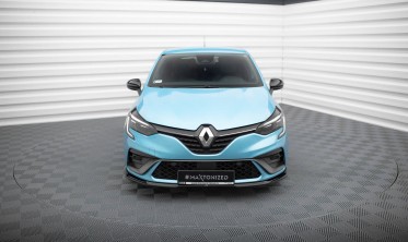 Тюнинговая накладка (диффузор) на передний бампер Renault Clio R.S. Line Mk5 вар. 1 фото