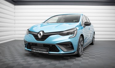 Тюнинговая накладка (диффузор) на передний бампер Renault Clio R.S. Line Mk5 вар. 1 фото
