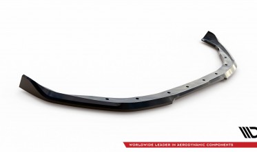 Тюнинговая накладка (диффузор) на передний бампер Renault Clio R.S. Line Mk5 вар. 1 фото