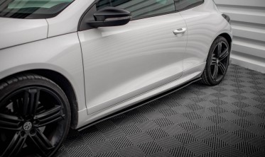 Нижние диффузоры (листвы) под боковые пороги Street Pro Volkswagen Scirocco R Mk3 фото