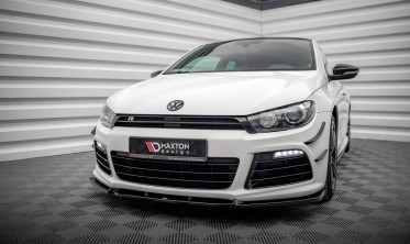 Тюнінгова накладка (дифузор) на передній бампер VW Scirocco R Mk3 вар. 3 фото
