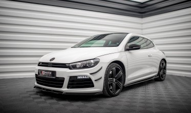 Тюнинговые накладки (листвы) на пороги VW Scirocco R Mk3 вар. 2 фото