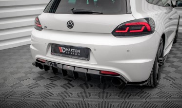 Тюнінговий дифузор заднього бампера VW Scirocco R Mk3 фото