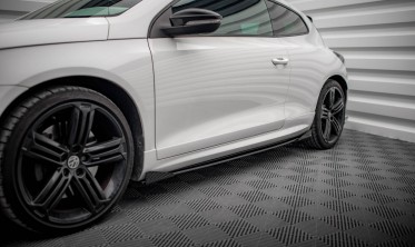 Нижние листвы + накладки на боковые пороги Street Pro VW Scirocco R Mk3 фото