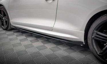 Нижние листвы + накладки на боковые пороги Street Pro VW Scirocco R Mk3 фото