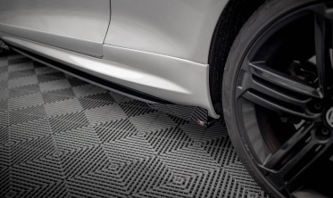 Нижние листвы + накладки на боковые пороги Street Pro VW Scirocco R Mk3 фото