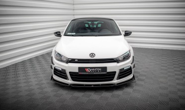 Комплект тюнінг накладок на передній бампер VW Scirocco R Mk3 фото