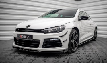 Комплект тюнінг накладок на передній бампер VW Scirocco R Mk3 фото