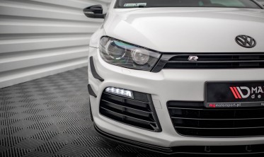 Комплект накладок на передній бампер (Canards) Volkswagen Scirocco R Mk3 фото