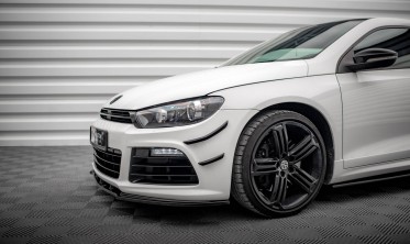 Комплект накладок на передній бампер (Canards) Volkswagen Scirocco R Mk3 фото