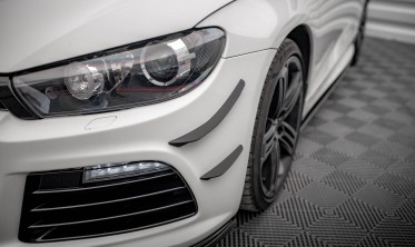 Комплект накладок на передній бампер (Canards) Volkswagen Scirocco R Mk3 фото