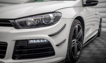 Комплект накладок на передній бампер (Canards) Volkswagen Scirocco R Mk3 фото