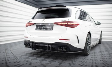 Центральний дифузор на задній бампер Street Pro Mercedes-AMG C 43 W206 фото