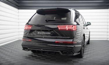 Задний тюнинг диффузор (накладка) на бампер Audi SQ7 Mk2 фото