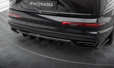 Задний тюнинг диффузор (накладка) на бампер Audi SQ7 Mk2 фото