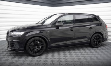 Бокові накладки (лістви) під пороги Audi SQ7 / Q7 S-Line Mk2 вар. 2 фото